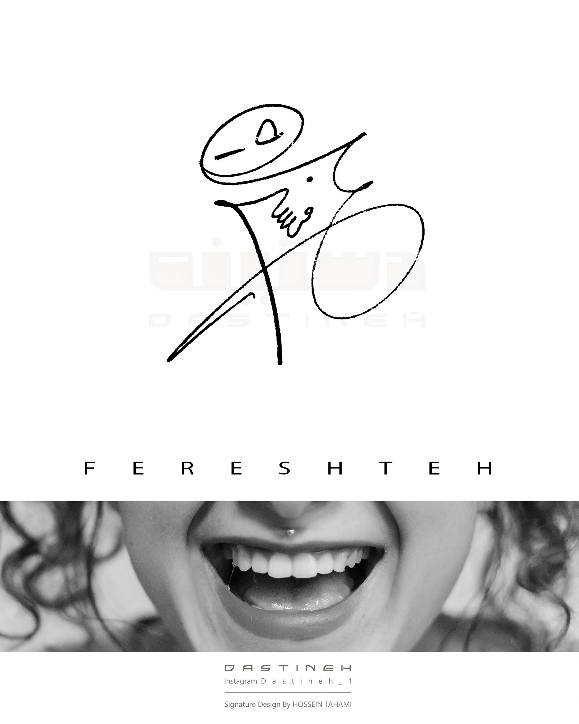 طراحی امضای فرشته