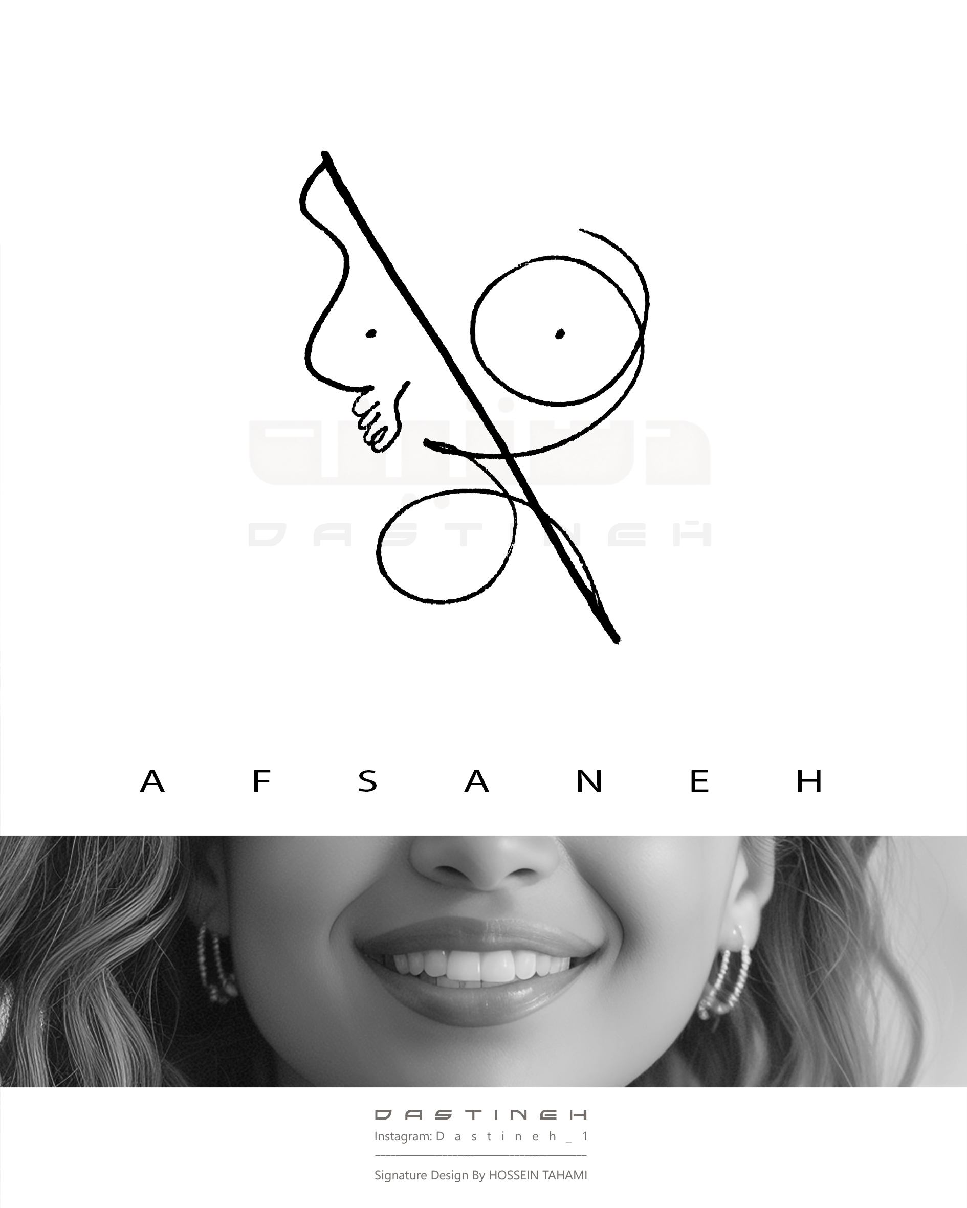 طراحی امضای افسانه